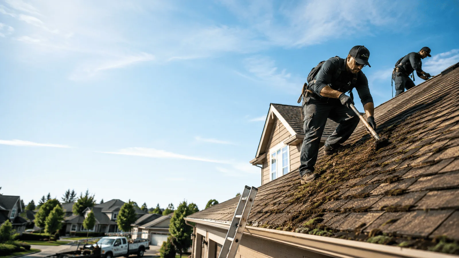 Roof Moss Removal in North Lawrence, OH near me
